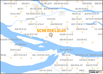 map of Schenkeldijk