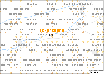 map of Schenkenau