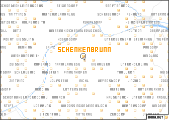 map of Schenkenbrunn