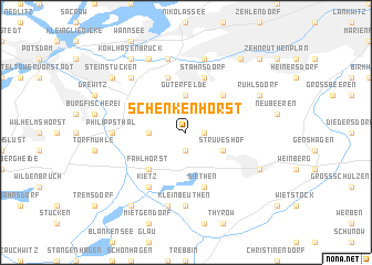 map of Schenkenhorst