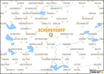 map of Schependorf