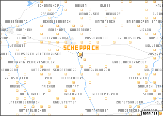 map of Scheppach