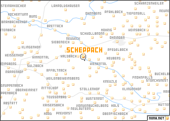 map of Scheppach