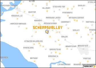 map of Schepps Valley