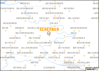 map of Scherbda