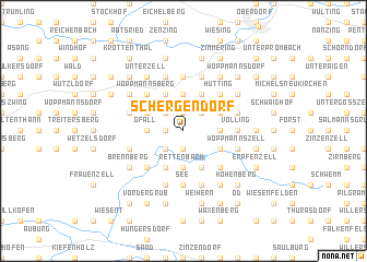 map of Schergendorf