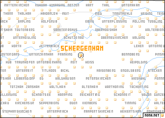 map of Schergenham