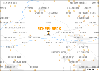 map of Schermbeck