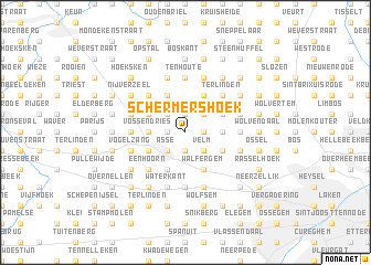 map of Schermershoek