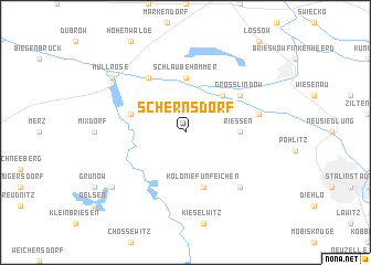 map of Schernsdorf