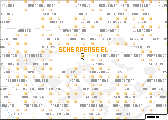 map of Scherpenseel