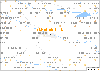 map of Schersental