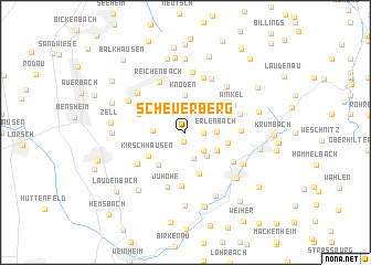 map of Scheuerberg