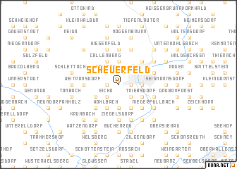 map of Scheuerfeld