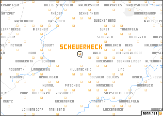 map of Scheuerheck