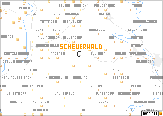 map of Scheuerwald