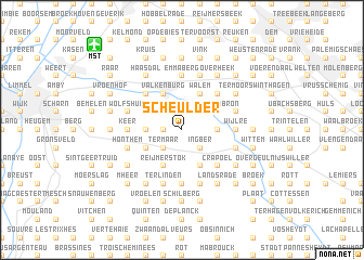 map of Scheulder