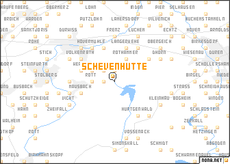 map of Schevenhütte