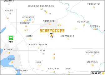 map of Schey Acres