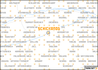 map of Schickanöd