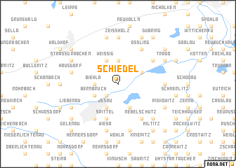 map of Schiedel