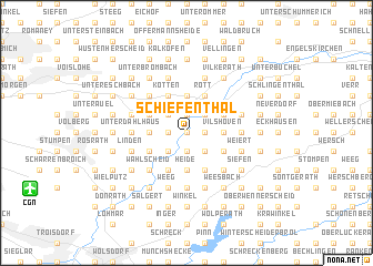 map of Schiefenthal