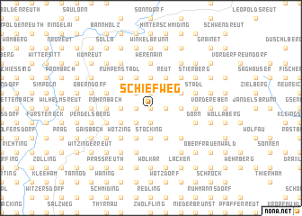 map of Schiefweg
