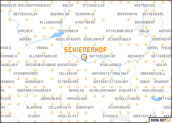 map of Schienenhof