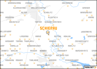 map of Schierau