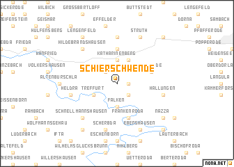 map of Schierschwende