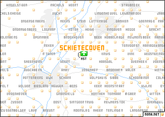 map of Schietecoven