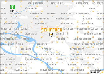 map of Schiffbek