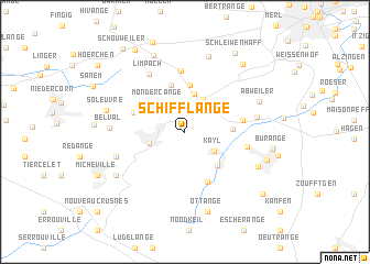 map of Schifflange