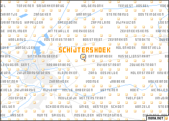 map of Schijtershoek