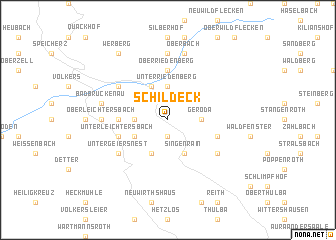 map of Schildeck