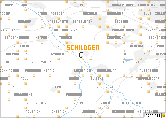 map of Schildgen