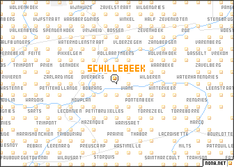 map of Schillebeek