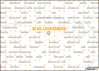 map of Schillekensberg