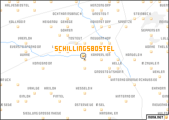 map of Schillingsbostel