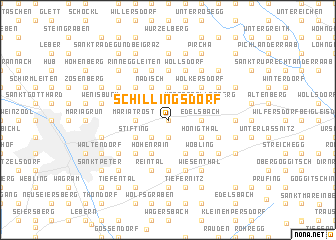 map of Schillingsdorf