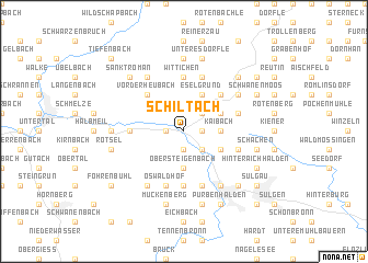 map of Schiltach