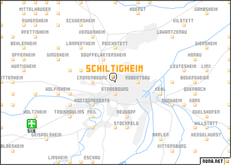 map of Schiltigheim