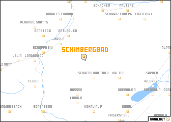 map of Schimbergbad