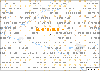 map of Schimmendorf