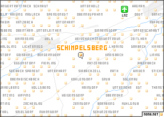 map of Schimpelsberg