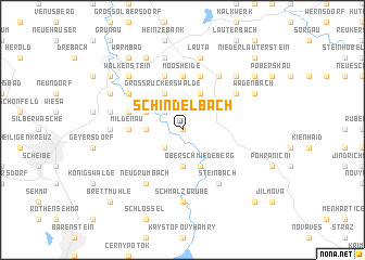 map of Schindelbach