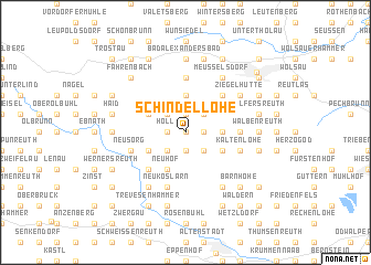 map of Schindellohe
