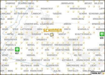 map of Schinnen