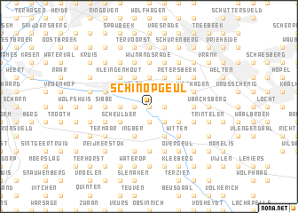 map of Schin op Geul