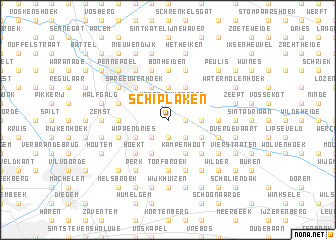 map of Schiplaken